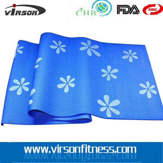 Printed PVC yoga mat